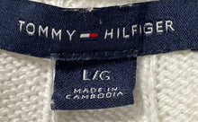 Load image into Gallery viewer, Tommy Hilfiger Womens White Long Sleeve Knitted Pullover Sweater Size L