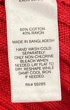 Load image into Gallery viewer, Express Womens Red Knitted Sleeveless Mock Neck Regular Fit Tank Top Size S