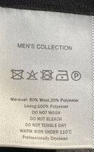 Load image into Gallery viewer, Mens Brown Pockets Long Sleeve Notch Collar Overcoat Size Small