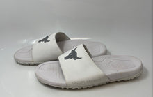 Load image into Gallery viewer, Under Armour Mens Project Rock White Bull Logo Slip-On Slide Sandals Size 14