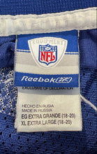 Load image into Gallery viewer, Reebok Kids Blue And White New York Giants Eli Manning #10 Jersey Size XL 18-20