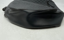 Load image into Gallery viewer, Choctaw Casino & Resort Mens Black Faux Leather Adjustable Strap Backpack
