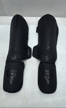 Load image into Gallery viewer, RDX Black Blue Sport Equipment Helmet Gloves & Shin Guards Boxing Protective Set