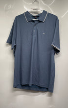 Load image into Gallery viewer, Michael Kors Mens Blue Short Sleeve Collared Polo Shirt Size Large