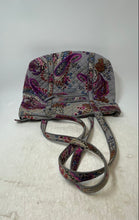 Load image into Gallery viewer, Vera Bradley Womens Multicolor Paisley Print Zipper Double Handle Tote Purse