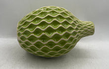 Load image into Gallery viewer, Green Ceramic Wave Print Home Collectible Freestanding Tabletop Decorative Vase