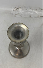 Load image into Gallery viewer, Farberware Wrought Aluminum Silver Color Tulip And Scroll Candlestick Holder