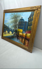 Load image into Gallery viewer, Paris Cityscape Framed Wall Decorative Art Painting Signed By J. Kimley