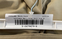 Load image into Gallery viewer, Lululemon Mens Commission Brown Flat Front Slash Pocket Chino Shorts Size 32