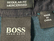 Load image into Gallery viewer, Hugo Boss Mens Blue Regular Fit Short Sleeve Collared Polo Shirt Size S
