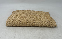 Load image into Gallery viewer, Unbranded Womens Beige Straw Flap Travel Envelope Clutch Purse