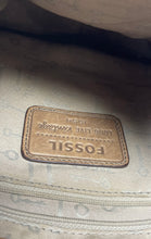 Load image into Gallery viewer, Fossil Womens Brown Leather Inner Pockets Adjustable Strap Crossbody Bag