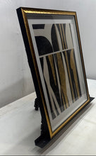 Load image into Gallery viewer, August Living Framed Under Glass Black And Gold Color Artwork Framed Print