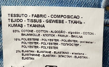 Load image into Gallery viewer, Emporio Armani Womens Blue Denim Light Wash Button Front Skinny Jeans Size 27