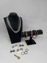 Load image into Gallery viewer, Men's Accessories Bracelets-Cufflinks-Tie Bars-Chains (15 Pcs)