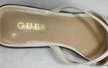 Load image into Gallery viewer, Guess Womens Beige Patent Leather Open Toe Slip-On Slide Sandals Size 6M