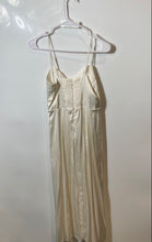 Load image into Gallery viewer, Abercrombie & Fitch Womens White Spaghetti Strap Back Zip Midi Slip Dress Size S
