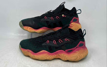 Load image into Gallery viewer, Adidas Mens Trae Young 3 Black Green Orange Running Shoes Size 7 No Laces