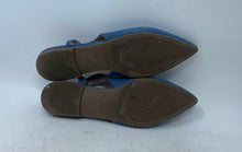 Load image into Gallery viewer, Guess Womens Blue Pointed Toe Flat Slingback Sandals Size 7.5M