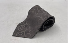 Load image into Gallery viewer, Giorgio Armani Mens Gray Brown Printed Adjustable Formal Designer Tie