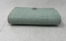 Load image into Gallery viewer, Michael Kors Womens Green Chain Strap Flap Clutch Wallet 2 Piece