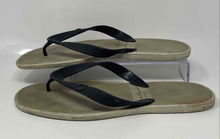 Load image into Gallery viewer, Authentic Salvatore Ferragamo Mens Gray Flip-Flop Sandals Size 10M Damaged