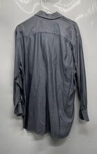 Load image into Gallery viewer, John W. Nordstrom Mens Gray Cotton Long Sleeve Collared Dress Shirt Size 16-32