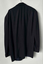 Load image into Gallery viewer, Hugo Boss Mens Blue Wool Pockets Long Sleeve Two-Button Blazer Size 48R