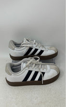 Load image into Gallery viewer, Adidas Kids VL Court 3.0 White Brown Black Lace-Up Low Top Sneaker Shoes Size 2