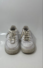 Load image into Gallery viewer, Nike Kids Air Force 1 Low 314192-117 White Low Top Lace-Up Sneaker Shoes Size 4Y