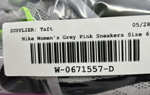 Load image into Gallery viewer, Nike Womens Lunartempo 705462-003 Gray Pink Low Top Lace-Up Sneaker Shoes Size 6