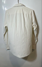 Load image into Gallery viewer, Zara Mens White Long Sleeve Slim Fit Collared Button-Up Shirt Size Small