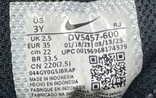 Load image into Gallery viewer, Nike Kids Court Borough Low Recraft DV5457-600 Red Black Sneaker Shoes Size 3Y