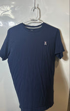 Load image into Gallery viewer, Psycho Bunny Mens Blue Cotton Short Sleeve Crew Neck Pullover T-Shirt Size 4
