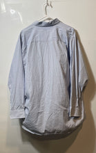Load image into Gallery viewer, Calvin Klein Mens Light Blue Check Print Long Sleeve Dress Shirt Size XL