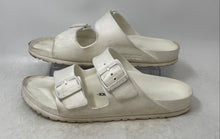 Load image into Gallery viewer, Birkenstock Unisex Arizona EVA White Double Strap Slide Sandals Size M 7 W 9
