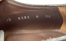 Load image into Gallery viewer, Authentic Salvatore Ferragamo Mens Gray Lace-Up Oxford Dress Shoes Size 6 Worn