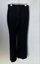 Load image into Gallery viewer, Express Womens Black Flat Front Belt Loops Back Pockets Trousers Pants 6 W/Tags
