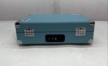 Load image into Gallery viewer, Crosley Cruiser Deluxe CR8005D-TU Blue 3-Speed Bluetooth Turntable Not Tested