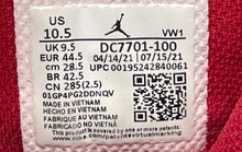 Load image into Gallery viewer, Nike Mens Air Jordan One Take 3 DC7701-100 White Lace-Up Sneakers Shoes Sz 10.5