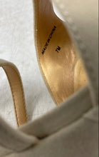 Load image into Gallery viewer, Bakers Womens Beige Peep Toe Adjustable Strap Wedge Heel Platform Sandals Sz 7M