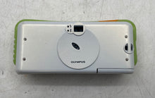 Load image into Gallery viewer, Olympus I Snap White & Green Point And Shoot Compact Film Camera