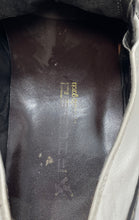 Load image into Gallery viewer, Fiesso Mens Black White Leather Slip-On Loafer Shoes Size EUR 45