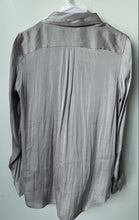 Load image into Gallery viewer, Banana Republic Womens Gray Dillon Long Sleeve Collared Button-Up Shirt Size S