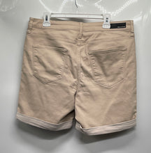 Load image into Gallery viewer, DKNY Jeans Womens Beige Flat Front Pockets Chino Shorts Size 14
