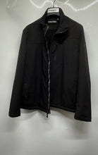 Load image into Gallery viewer, Calvin Klein Mens Black Long Sleeve Pockets Regular Fit Full-Zip Jacket Size L