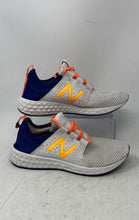 Load image into Gallery viewer, New Balance Mens Fresh Foam Cruz V1 MCRZRWO1 White Blue Yellow Running Shoes 7.5