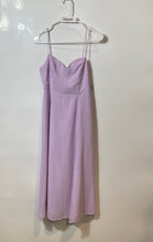 Load image into Gallery viewer, Forever 21 Womens Lilac Sweetheart Neck Spaghetti Strap Midi A-Line Dress Size S