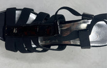 Load image into Gallery viewer, Jessica Simpson Womens Black Open-Toe Stiletto Platform Sandals Size 8B