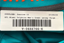 Load image into Gallery viewer, Nike Mens Green Miami Dolphins Paige #0 Football-NFL Jersey Size XL